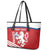 Custom Czech Republic Football Leather Tote Bag Go Czechia - Sporty Style - Wonder Print Shop