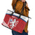 Custom Czech Republic Football Leather Tote Bag Go Czechia - Sporty Style - Wonder Print Shop