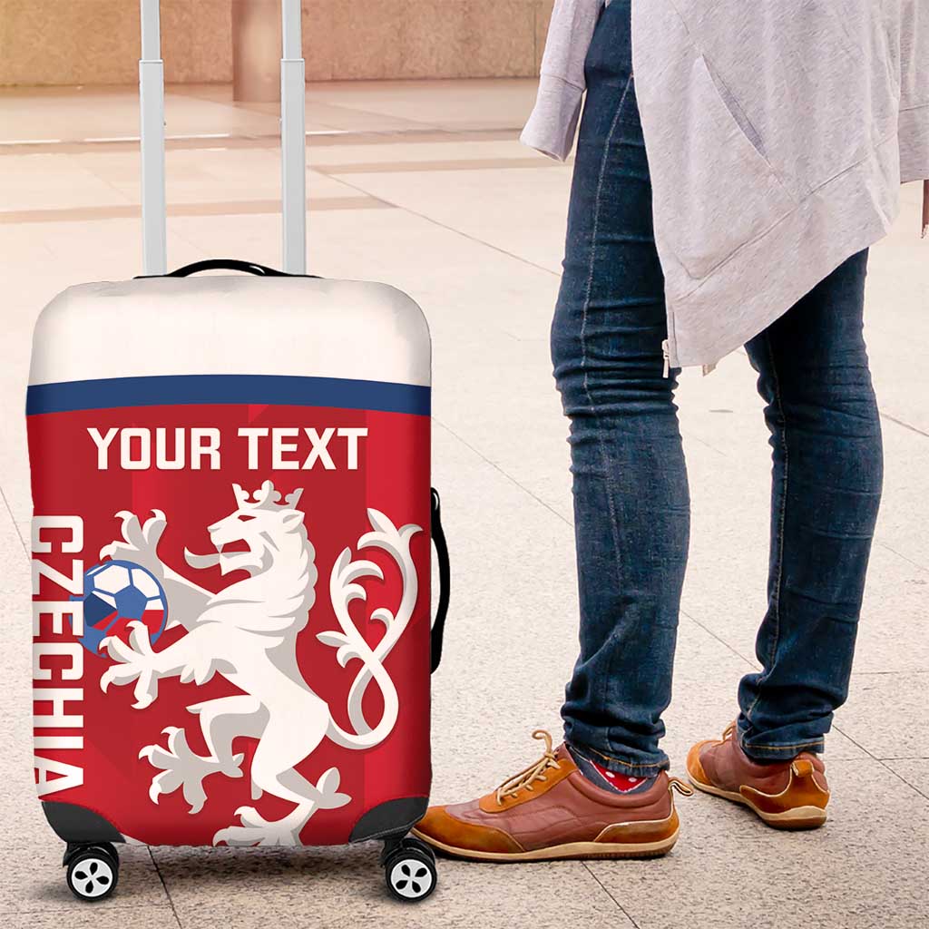 Custom Czech Republic Football Luggage Cover Go Czechia - Sporty Style