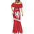 Custom Czech Republic Football Mermaid Dress Go Czechia - Sporty Style - Wonder Print Shop