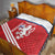 Custom Czech Republic Football Quilt Go Czechia - Sporty Style - Wonder Print Shop