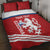 Custom Czech Republic Football Quilt Bed Set Go Czechia - Sporty Style - Wonder Print Shop