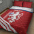 Custom Czech Republic Football Quilt Bed Set Go Czechia - Sporty Style - Wonder Print Shop