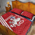 Custom Czech Republic Football Quilt Bed Set Go Czechia - Sporty Style - Wonder Print Shop