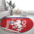 Custom Czech Republic Football Round Carpet Go Czechia - Sporty Style