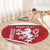 Custom Czech Republic Football Round Carpet Go Czechia - Sporty Style