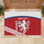 Custom Czech Republic Football Rubber Doormat Go Czechia - Sporty Style - Wonder Print Shop