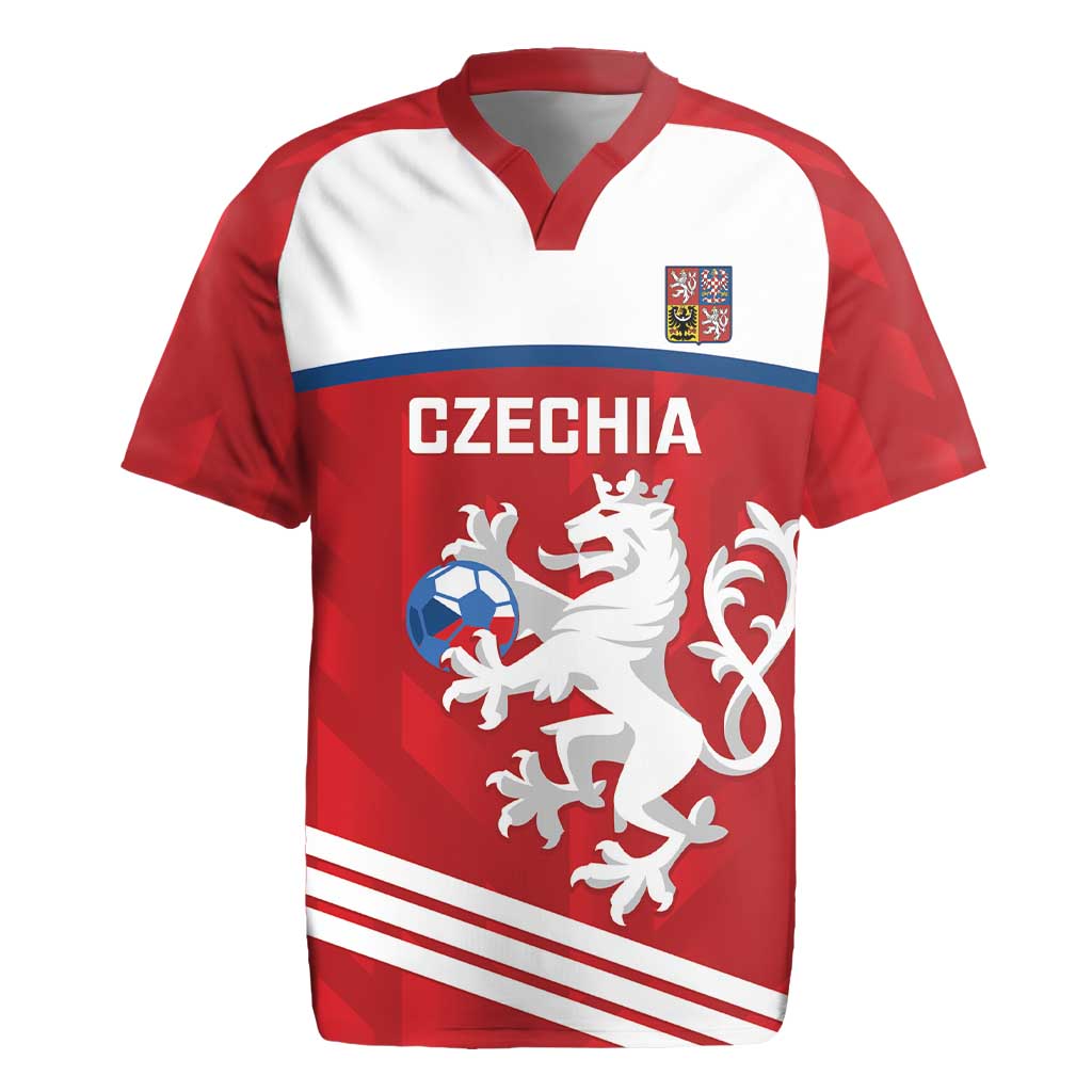 Custom Czech Republic Football Rugby Jersey Go Czechia - Sporty Style - Wonder Print Shop