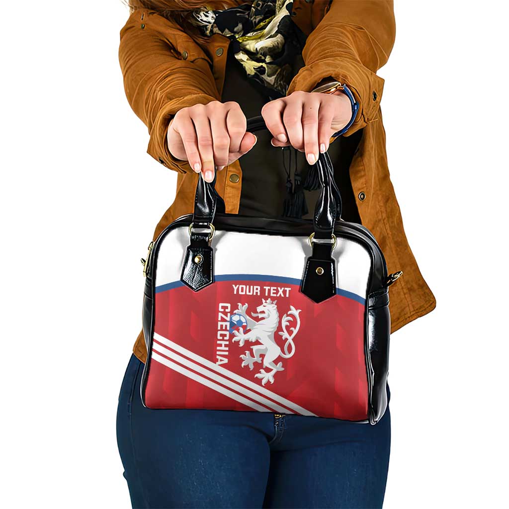 Custom Czech Republic Football Shoulder Handbag Go Czechia - Sporty Style