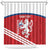 Custom Czech Republic Football Shower Curtain Go Czechia - Sporty Style