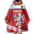 Custom Czech Republic Football Wearable Blanket Hoodie Go Czechia - Sporty Style