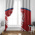 Custom Czech Republic Football Window Curtain Go Czechia - Sporty Style - Wonder Print Shop