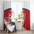 Custom Czech Republic Football Window Curtain Go Czechia - Sporty Style - Wonder Print Shop