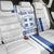 Custom Greece Football Back Car Seat Cover Go Ethniki - Sporty Style - Wonder Print Shop