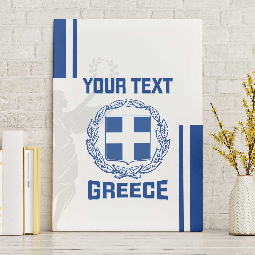 Custom Greece Football Canvas Wall Art Go Ethniki - Sporty Style - Wonder Print Shop