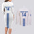 Custom Greece Football Couples Matching Long Sleeve Bodycon Dress and Long Sleeve Button Shirt Go Ethniki - Sporty Style - Wonder Print Shop