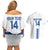 Custom Greece Football Couples Matching Off Shoulder Short Dress and Hawaiian Shirt Go Ethniki - Sporty Style - Wonder Print Shop