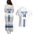 Custom Greece Football Couples Matching Puletasi and Hawaiian Shirt Go Ethniki - Sporty Style - Wonder Print Shop