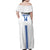 Custom Greece Football Family Matching Off Shoulder Maxi Dress and Hawaiian Shirt Go Ethniki - Sporty Style - Wonder Print Shop