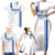 Custom Greece Football Family Matching Short Sleeve Bodycon Dress and Hawaiian Shirt Go Ethniki - Sporty Style - Wonder Print Shop