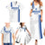 Custom Greece Football Family Matching Summer Maxi Dress and Hawaiian Shirt Go Ethniki - Sporty Style - Wonder Print Shop