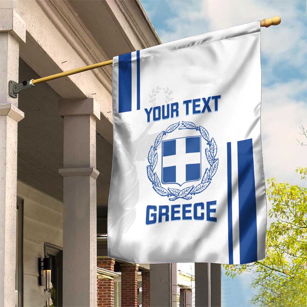 Custom Greece Football Garden Flag Go Ethniki - Sporty Style - Wonder Print Shop