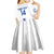 Custom Greece Football Kid Short Sleeve Dress Go Ethniki - Sporty Style - Wonder Print Shop