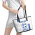 Custom Greece Football Leather Tote Bag Go Ethniki - Sporty Style - Wonder Print Shop