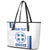 Custom Greece Football Leather Tote Bag Go Ethniki - Sporty Style - Wonder Print Shop