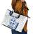 Custom Greece Football Leather Tote Bag Go Ethniki - Sporty Style - Wonder Print Shop