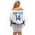 Custom Greece Football Off Shoulder Short Dress Go Ethniki - Sporty Style - Wonder Print Shop