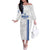 Custom Greece Football Off The Shoulder Long Sleeve Dress Go Ethniki - Sporty Style - Wonder Print Shop