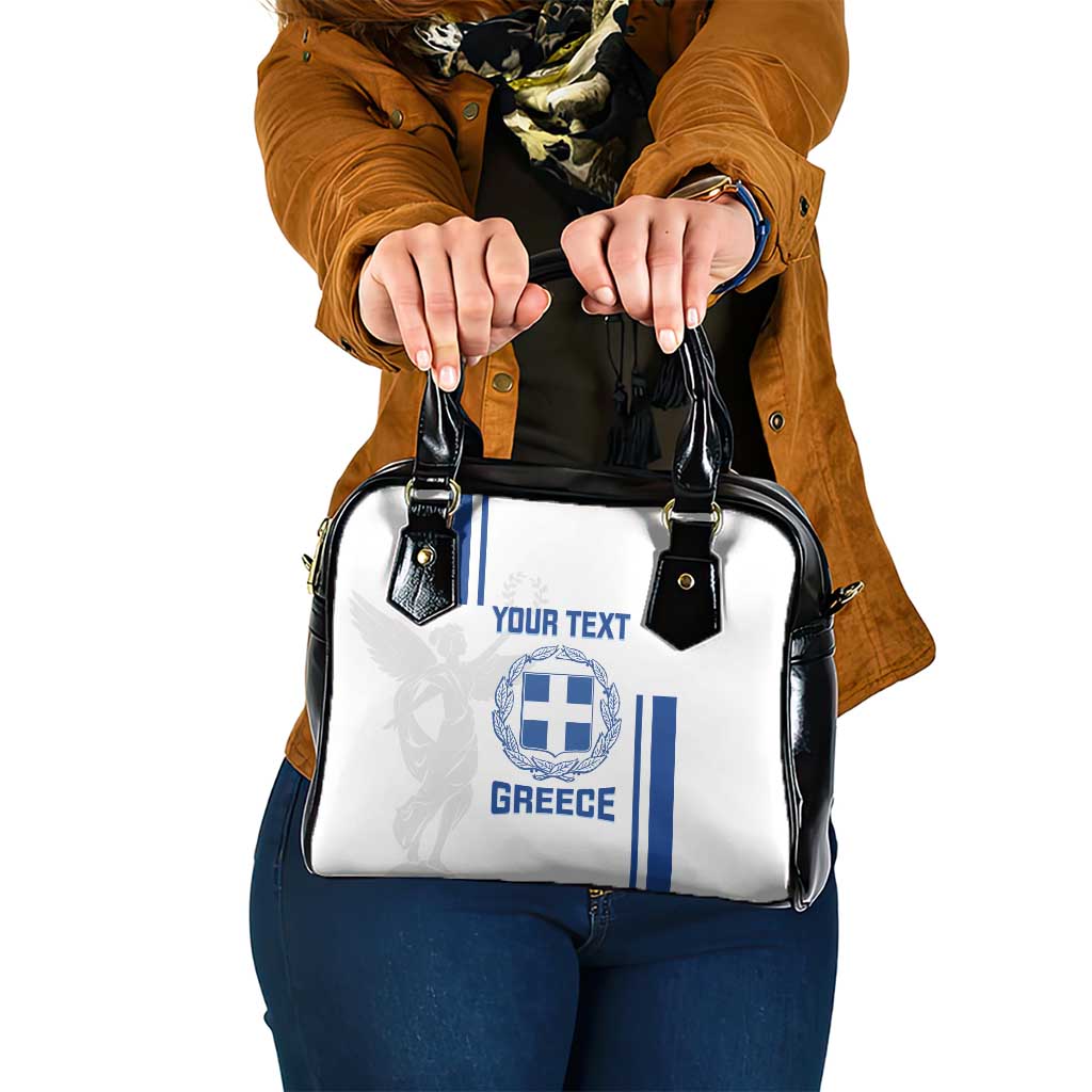 Custom Greece Football Shoulder Handbag Go Ethniki - Sporty Style