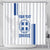 Custom Greece Football Shower Curtain Go Ethniki - Sporty Style