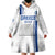 Custom Greece Football Wearable Blanket Hoodie Go Ethniki - Sporty Style