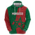 Personalised Morocco Hoodie Moroccan Green Star With Moorish Pattern - Wonder Print Shop