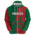 Personalised Morocco Hoodie Moroccan Green Star With Moorish Pattern - Wonder Print Shop