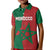 Personalised Morocco Kid Polo Shirt Moroccan Green Star With Moorish Pattern - Wonder Print Shop