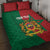 Personalised Morocco Quilt Bed Set Moroccan Green Star With Moorish Pattern - Wonder Print Shop