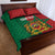 Personalised Morocco Quilt Bed Set Moroccan Green Star With Moorish Pattern - Wonder Print Shop