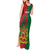 Personalised Morocco Tank Maxi Dress Moroccan Green Star With Moorish Pattern - Wonder Print Shop