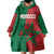 Personalised Morocco Wearable Blanket Hoodie Moroccan Green Star With Moorish Pattern