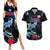 Custom Japan Football Couples Matching Summer Maxi Dress and Hawaiian Shirt 2024 Nadeshiko Go Champions - Wonder Print Shop