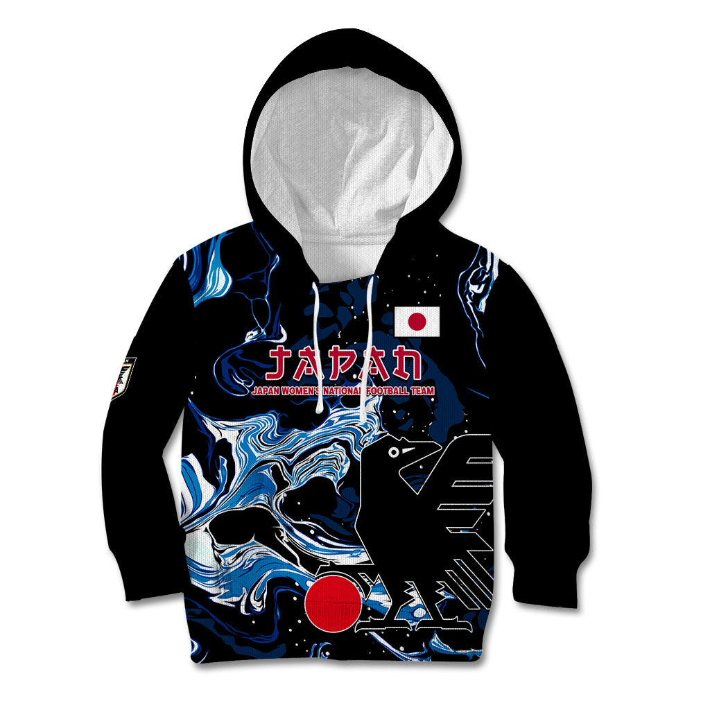 Custom Japan Football Kid Hoodie 2024 Nadeshiko Go Champions - Wonder Print Shop