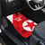 Custom North Korea Football Car Mats 2024 Go Eastern Azaleas Magnolia Flowers - Wonder Print Shop