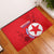 Custom North Korea Football Rubber Doormat 2024 Go Eastern Azaleas Magnolia Flowers - Wonder Print Shop