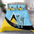 Custom Saint Lucia Cricket Bedding Set Go Champions - National Color - Wonder Print Shop