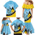 Custom Saint Lucia Cricket Family Matching Mermaid Dress and Hawaiian Shirt Go Champions - National Color - Wonder Print Shop