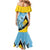 Custom Saint Lucia Cricket Family Matching Mermaid Dress and Hawaiian Shirt Go Champions - National Color - Wonder Print Shop