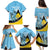 Custom Saint Lucia Cricket Family Matching Puletasi and Hawaiian Shirt Go Champions - National Color